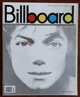 Billboard Magazine: Michael Jackson Ad Garth Brooks Nov 3rd 2001 AMAZING COND! • $19.71