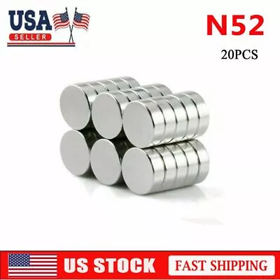 20 PCS 6mm X 3mm Magnet Super Strong Round Rare Earth Neodymium N52 Magnets • $6.13