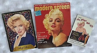 Vintage Marilyn Monroe Refrigerator Magnet Lot 3 Color Modern Screen Seven Year • $14.99