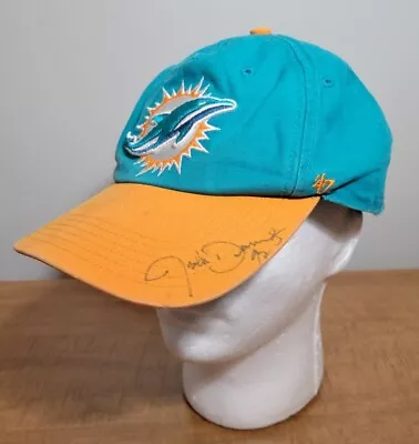 John Denney Miami Dolphins #92  Signed Hat Cap Snap Back Free Shipping 47 Brand • £18.52