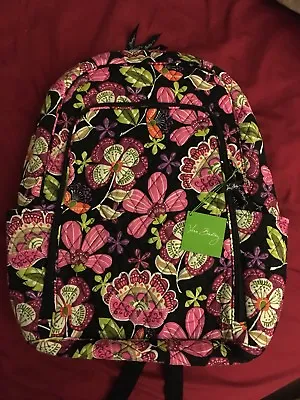 NWT VERA BRADLEY Laptop BACKPACK Bag Retail $109.00 Pirouette Pink NEW • $110