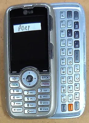 LG Rumor LX260 / LG260 - Sand And Silver ( CDMA ) Very Rare Slider Phone • $11.89
