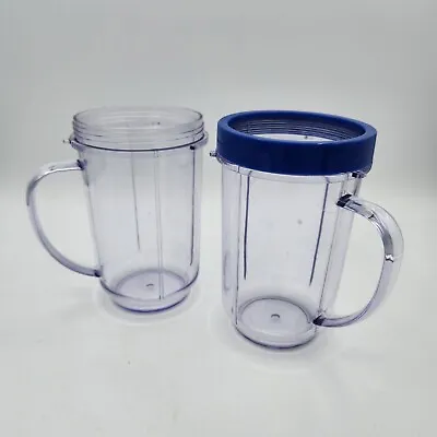 Magic Bullet Blender 2Replacement Cups With Handles 1 Ring For MB1001 • $4.95