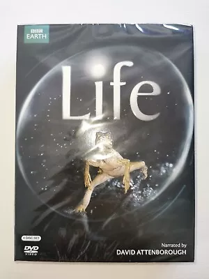 BBC Earth - Life - David Attenborough - 2009 DVD 4 Disc Set - Brand New & Sealed • £3.50