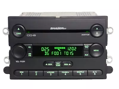 07-09 Ford Mustang OEM Shaker500 Radio MP3 AUX 6 Disc CD CHANGER Player Receiver • $256