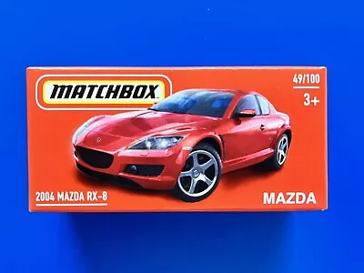 2024 Matchbox Power Grabs JDM RED 2004 MAZDA RX-8 ROTARY SPORTS CAR New In Box • $9.95