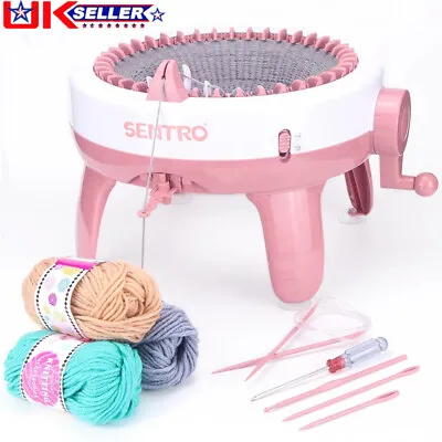 40 Needles Knitting Machine Round Hand Weaving Loom For DIY Scarf Hat Kids Toy • £35.68