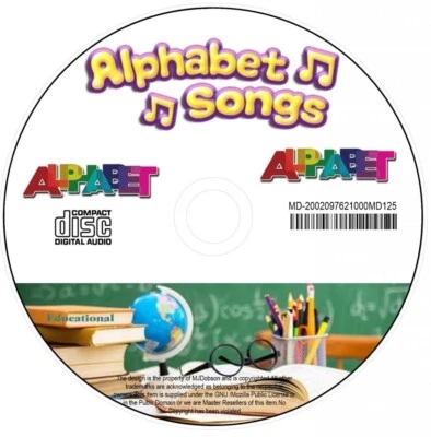 £7.95 • Buy Alphabet ABC Children's  Alphabet Songs Learn Music & Songs FREE POSTAGE