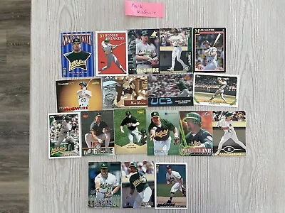 Mark McGwire Oakland Athletics Baseball Card Lot LOOK Refractors Relics !OFFER! • $9.99