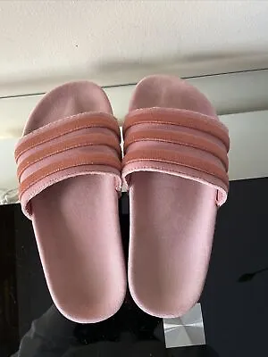 $22.50 • Buy Adidas Originals Adilette Slides Sandal Raw Pink 6US/ 5UK/ 38FR. DB0159