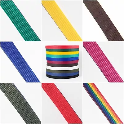£2.99 • Buy PREMIUM QUALITY Polypropylene Webbing Strap For Bag Handles Belts Dog Leads 