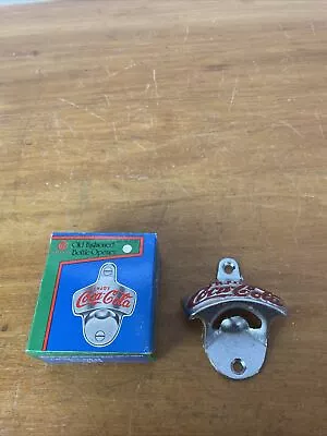 Vintage Coca Cola Die Cast Old Fashioned Bottle Opener Champion New In Box • $10.99