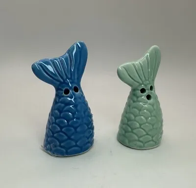 Mermaid Fish Tails Mini Salt & Pepper Shakers - 2.75  • $8.84