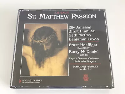 J.S. Bach St. Matthew Passion 3CD Set English Chamber Orchestra Ambrosian Singer • $32.16