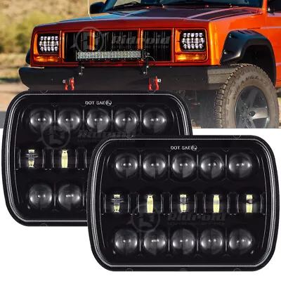 For 82-93 Chevy S10 Blazer GMC S15 7X6 Projector LED Headlights 2PC DOT • $56.99