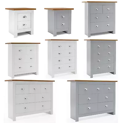 Chest Of Drawers Bedside Cabinet Storage Wooden Modern Bedroom Furniture Home • £125.95