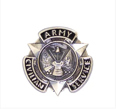 Genuine U.s. Army Lapel Pin: Civilian Service Bronze • $13.75