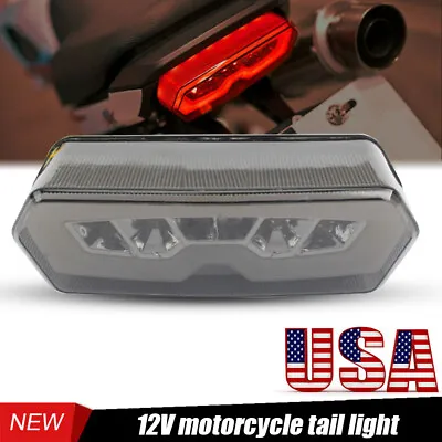 Motorcycle LED Brake Tail Light Integrated Turn Signal For Honda Grom 125 MSX US • $15.95