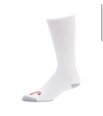 Justin Half Cushioned Over The Calf Socks White Men’s Medium 9-11 New • $14.99