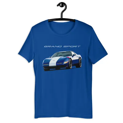 1996 Chevy Corvette Grand Sport C4 Vette Short-Sleeve Unisex T-Shirt Royal Blue • $30.37