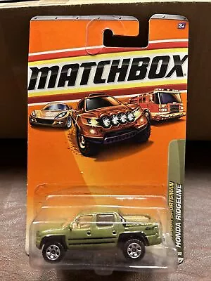 Matchbox '09 Honda Ridgeline Green 1/64 Diecast Mint On Card BX35 • $2