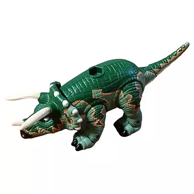 Fisher Price Imaginext Tank The Triceratops Dino Dinosaur Mattel 2004 Head Moves • $4.43