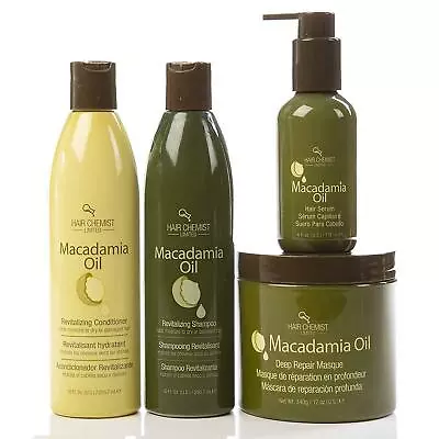 Hair Chemist Macadamia Oil Deluxe Hair Care Collection - 4 Piece Set • $54.99