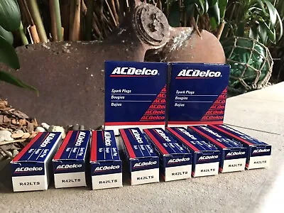 8 X AC Delco Spark Plugs R42LTS • $24.50