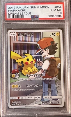$132.50 • Buy Psa 10 Gem Mint- Pikachu - 054/049 - Dream League Japanese Chr Pokemon Card