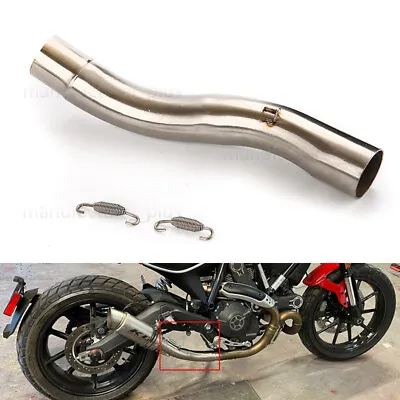 For Ducati Monster 797 Scrambler 2017-2020 Exhaust Pipe Slip On 51mm Muffler Tip • $72