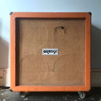 Vintage 1970’s Orange Guitar / Bass 4x12 Cab - Cabinet Celestion Speakers • £1200