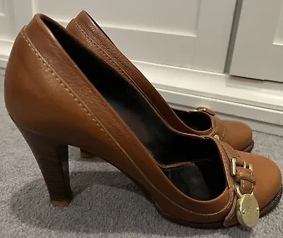 Mulberry Brown Heeled Shoes. Size 4 • £39.99