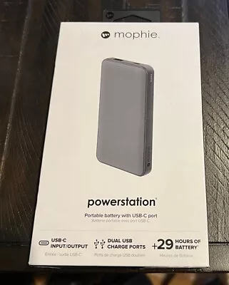 Mophie Powerstation 8000mAh Portable Battery With USB-C / USB-A Port -Space Gray • $16.99