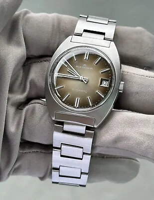 Vintage Bucherer Automatic Stainless Steel 33mm Watch • $595