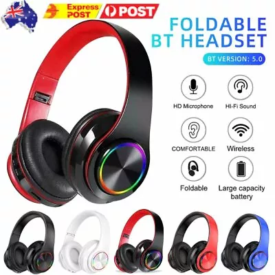 $27.16 • Buy Wireless Bluetooth Gaming Headset MIC Headphones For PC Mac Laptop PS4 Xbox One