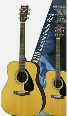 YAMAHA Gigmaker 310 Steel Strings Acoustic Guitar Pack Bag Strap Tuner Capo DVD. • $315