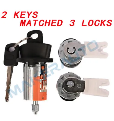 Ignition & Door Lock Cylinder For 1997-2007 Ford F150 F250 F350 F450 KEYED ALIKE • $29.47