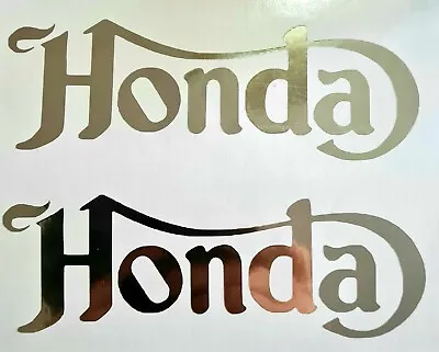 2 Honda Norton Style Tank Decal Sticker Cafe Racer Classic Vintage Motorcycle  • £3.25