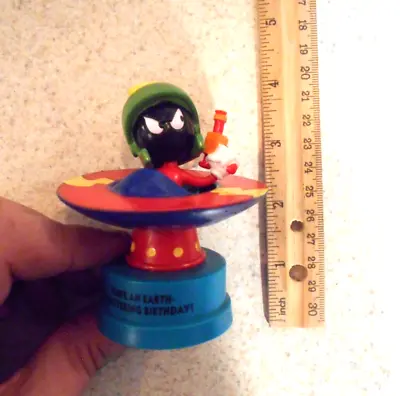 Vintage Marvin The Martian PVC Looney Tunes Spaceship Figure 1994 Applause • $14.99