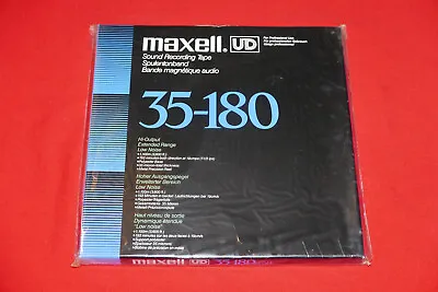 Maxell UD 35-180 N Professional Grade Tape NOS 10.5 Reel-to-Reel Vintage SEALED • $139.99