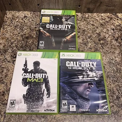 Xbox 360 Call Of Duty Games Modern Warfare 3 Ghosts & Black Ops Complete • $19.99