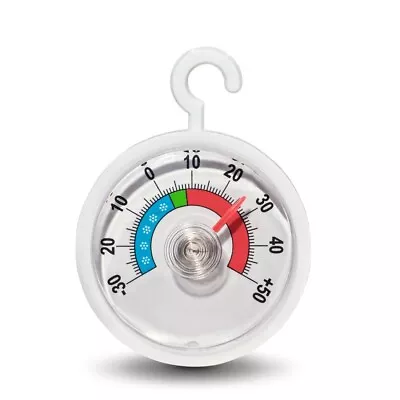 £3.95 • Buy Dial Fridge/Freezer Thermometer -30C To 50C With Hanging Hook & Adhesive Pad