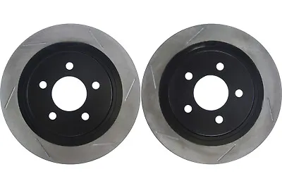 Rear PAIR Stoptech Disc Brake Rotor For 2005-2014 Ford Mustang (44290) • $273.82