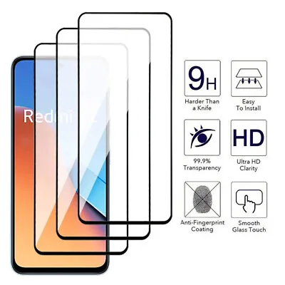 Clear Tempered Glass Screen Protector For Xiaomi Redmi Note 13 12 11 Pro 10 • $7.69