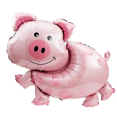 Pig Mylar Foil Balloon Barn Animal Party Decoration XL 35  • $6.99