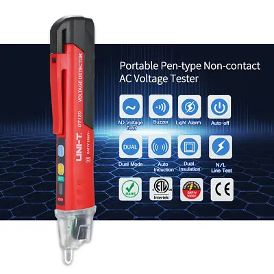 £8.50 • Buy UNI-T Portable Non-contact AC Voltage Tester Pen Shaped V~Alert Detector UK G8R7