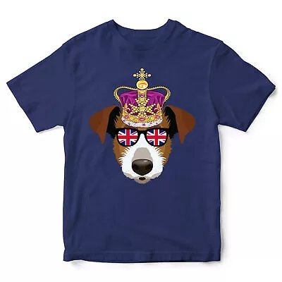 £12.99 • Buy King Charles Coronation Funny Kids T Shirt Jack Russell Union 2023