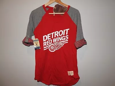 NHL Mitchell & Ness Detroit Red Wings Womens Shirt New MEDIUM • $23.99