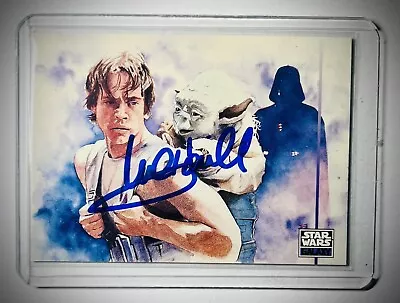 Topps 1995 Star Wars Luke Skywalker “The Road Of Trials” Signed By Mark Hamill • $750