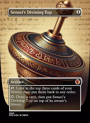 Sensei's Divining Top - High Quality Altered Art Custom Cards • $7.99